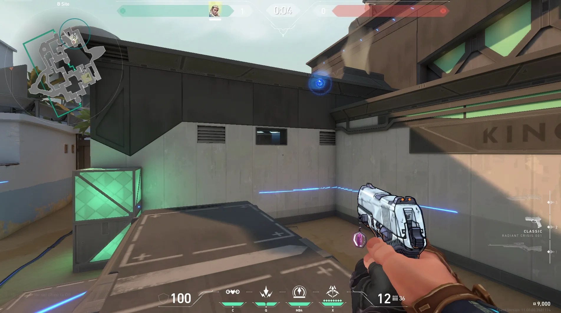 Sova Recon Bolt on Bind Attack Site B — step 5 of 5: Result