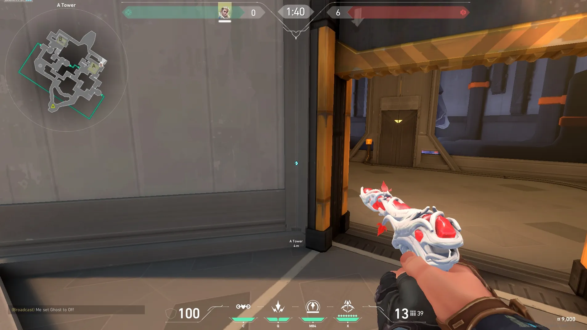 Sova Recon Bolt on Bind Defense Site A — step 1 of 4: Position — where to stand