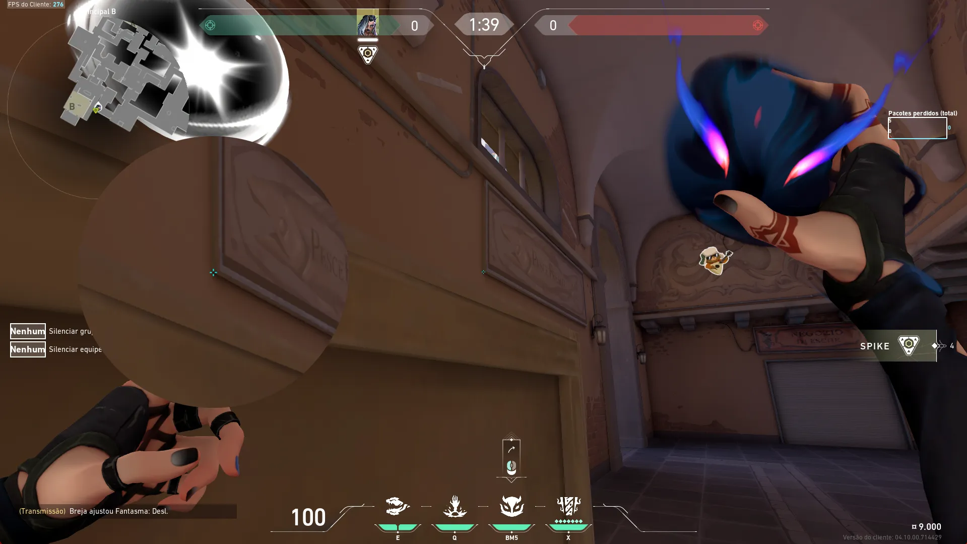 Fade Haunt on Ascent Attack Mid — step 2 of 4: Aim — line up the shot