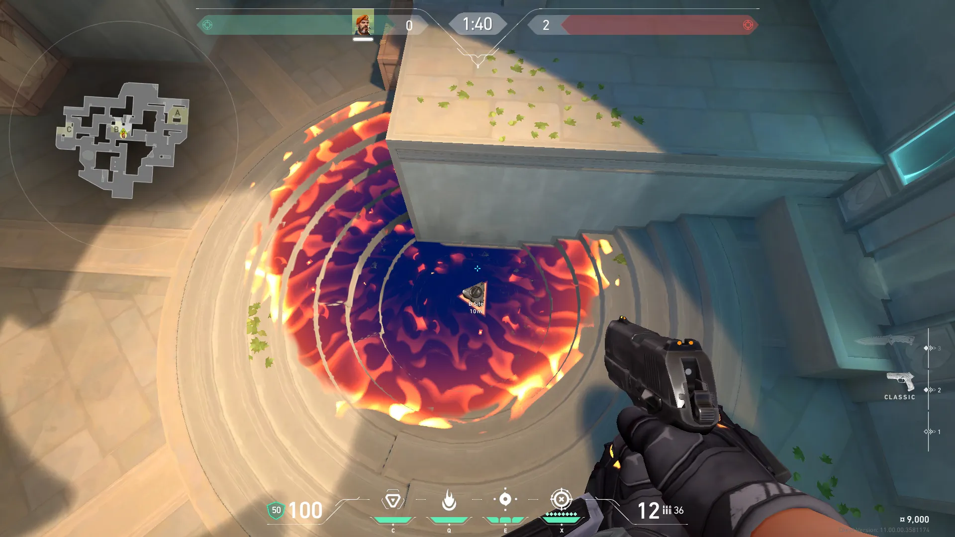 Brimstone Incendiary on Lotus Attack Site B — step 3 of 3: Result