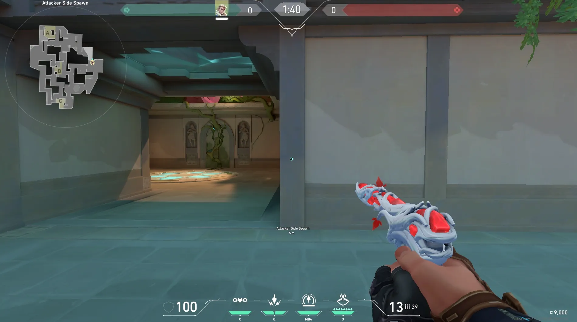 A Lobby to C Site (fake C) — Sova lineup on Lotus