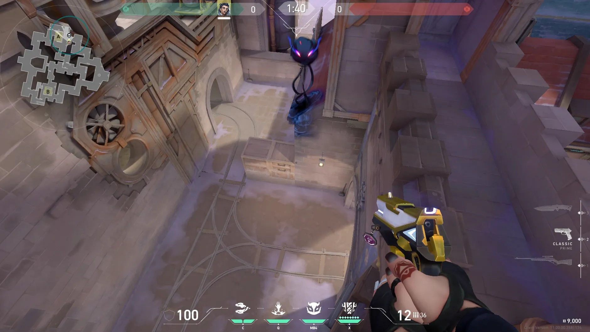 Fade Haunt on Corrode Attack Site A — step 7 of 7: Result
