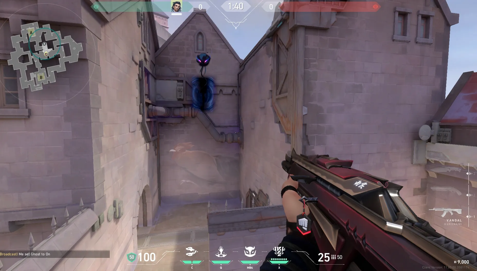Fade Haunt on Corrode Attack Site A — step 6 of 6: Result