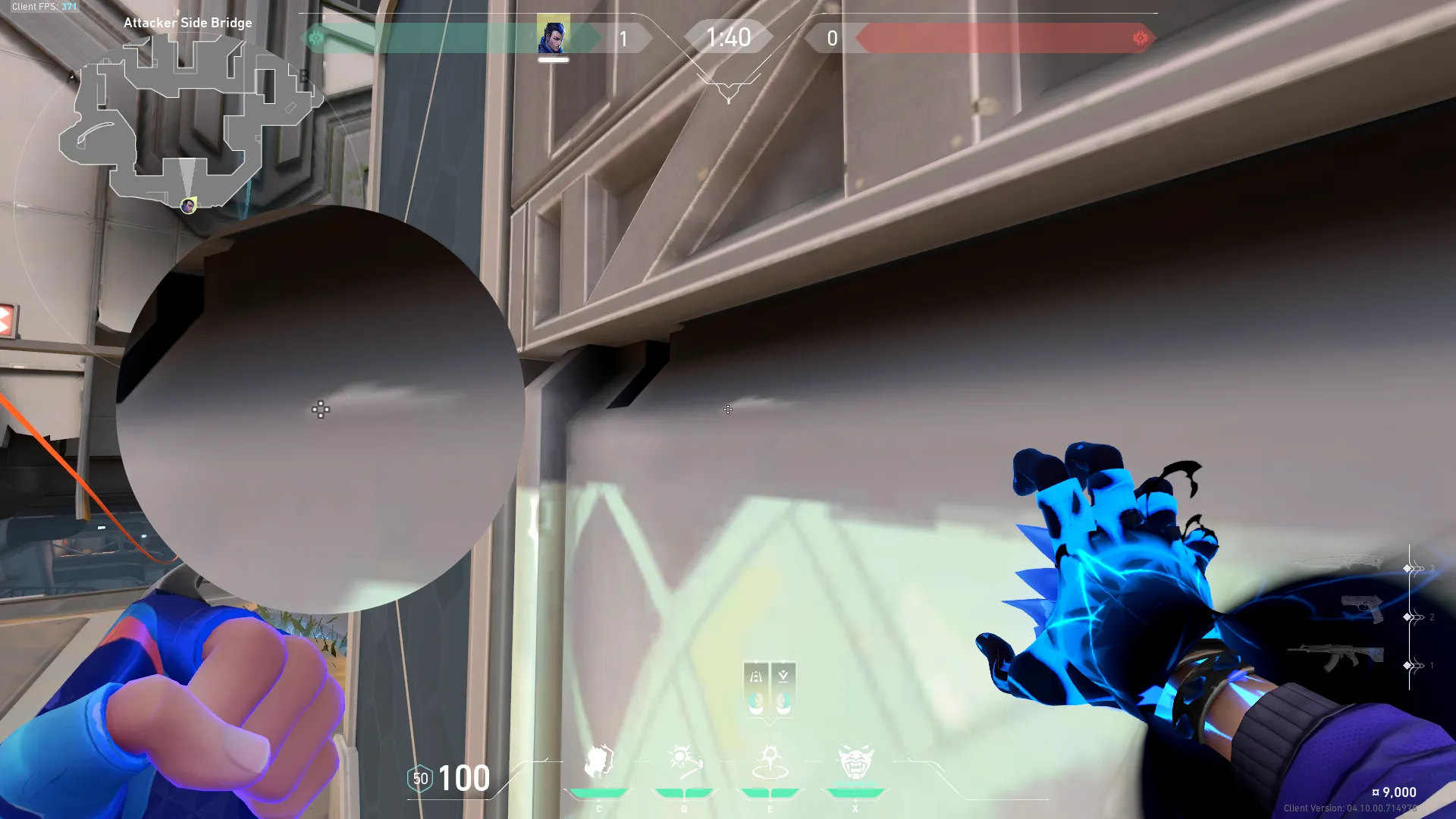 Yoru Gatecrash on Fracture Attack Site B — step 2 of 3: Aim — line up the shot