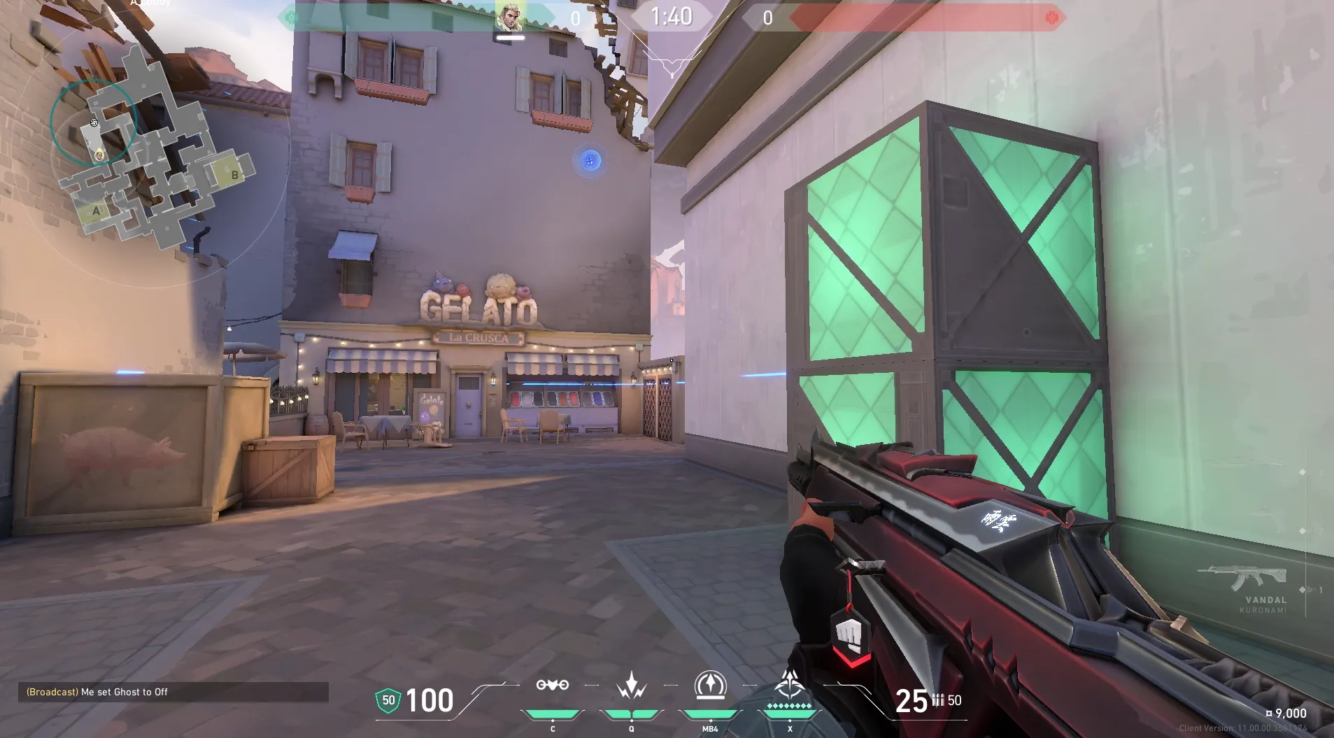 Sova Recon Bolt on Ascent Defense Site A — step 4 of 5: Aim — line up the shot