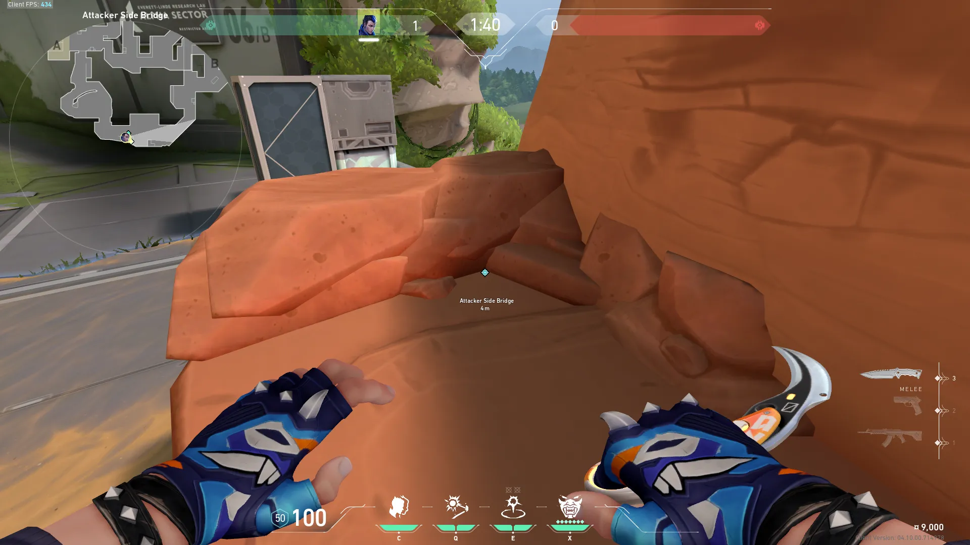 Yoru Gatecrash on Fracture Attack Site A — step 1 of 3: Position — where to stand