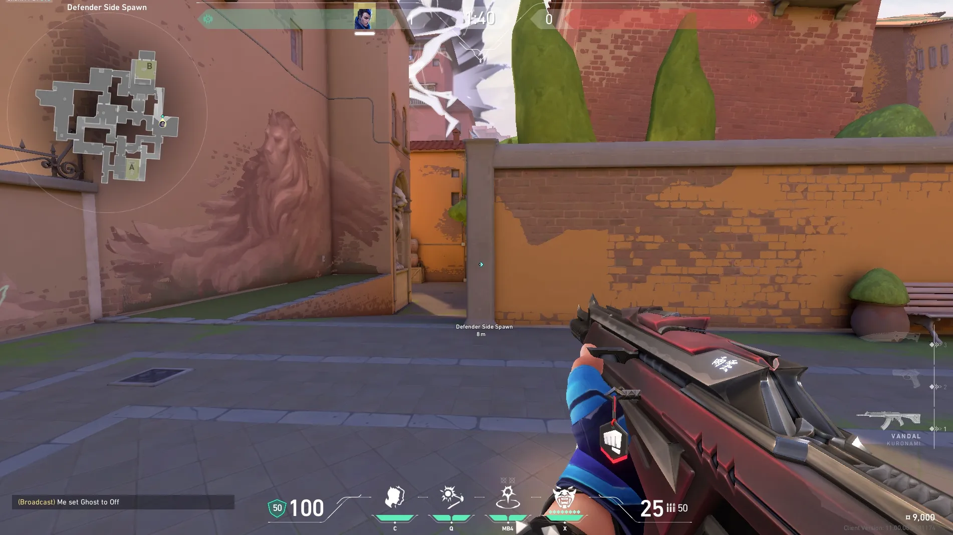 Defender Spawn to A Rafters — Yoru lineup on Ascent