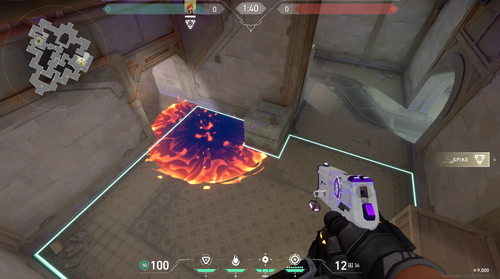 Brimstone Incendiary on Corrode Attack Site A — step 5 of 5: Result
