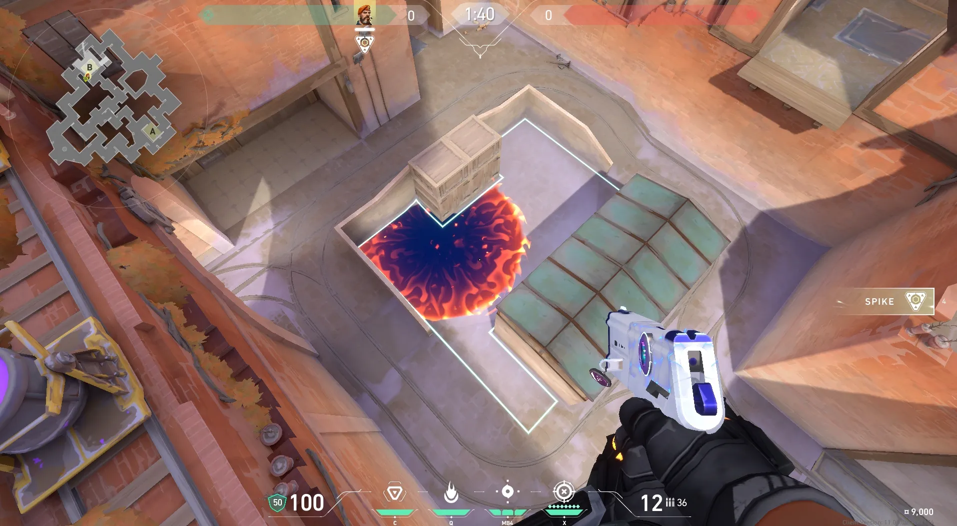 Brimstone Incendiary on Corrode Attack Site B — step 4 of 4: Result