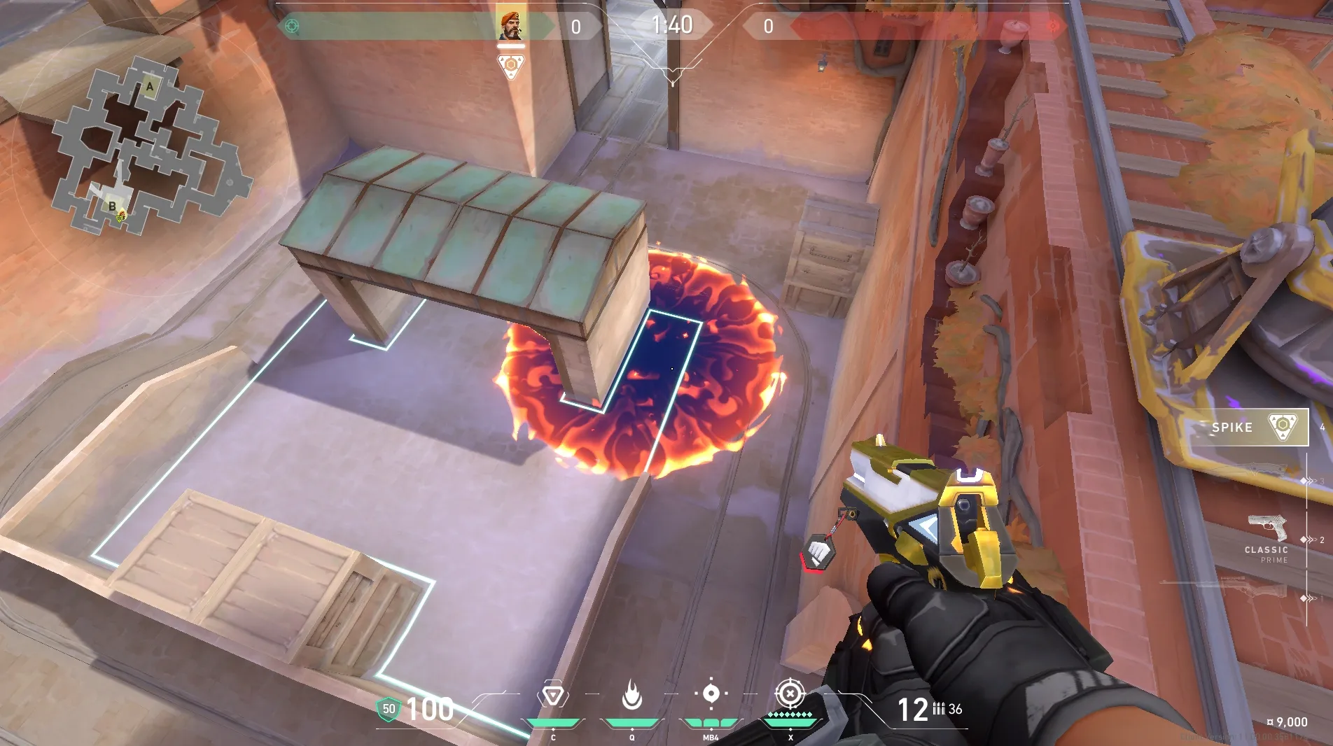 Brimstone Incendiary on Corrode Attack Site B — step 4 of 4: Result