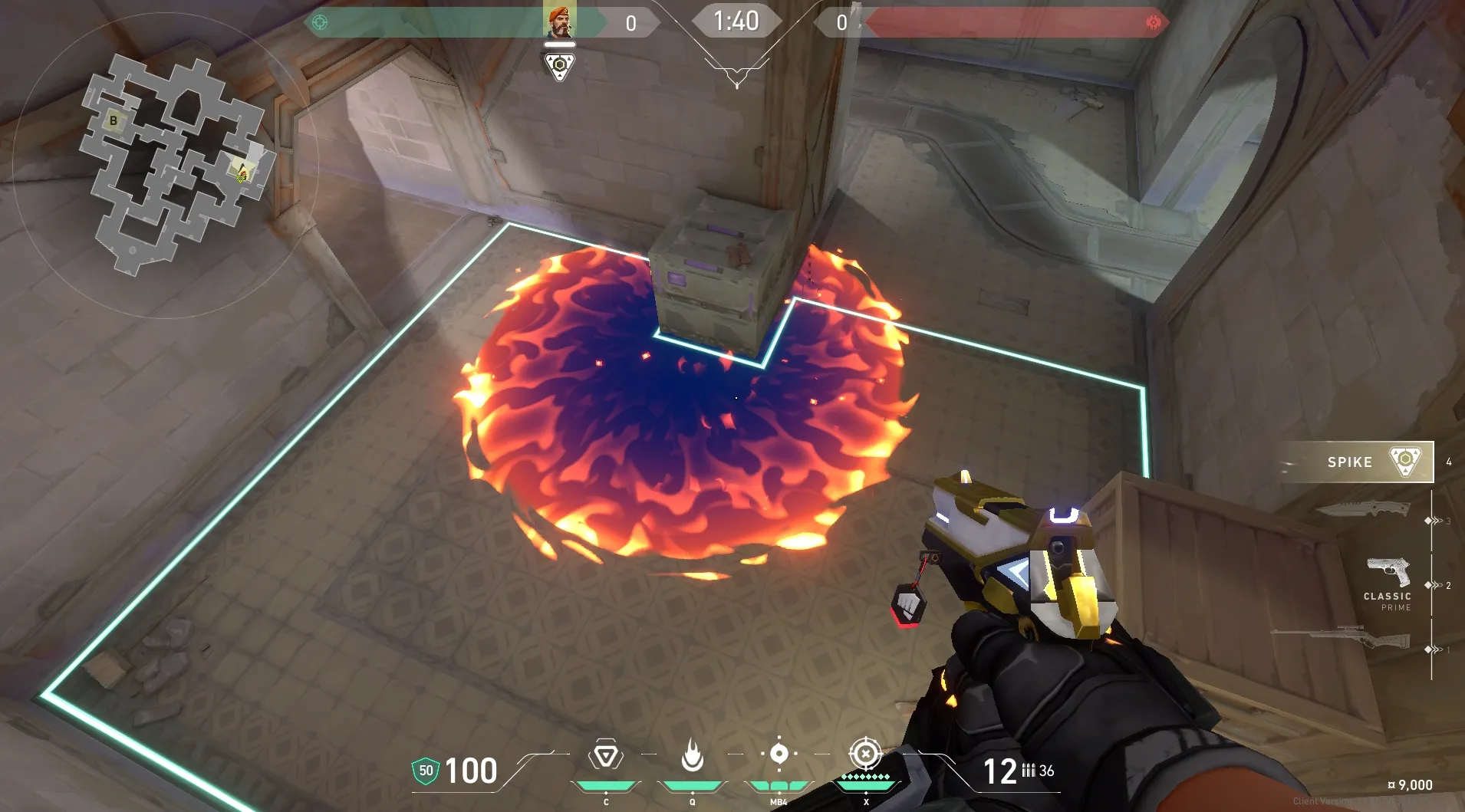 Brimstone Incendiary on Corrode Attack Site A — step 5 of 5: Result