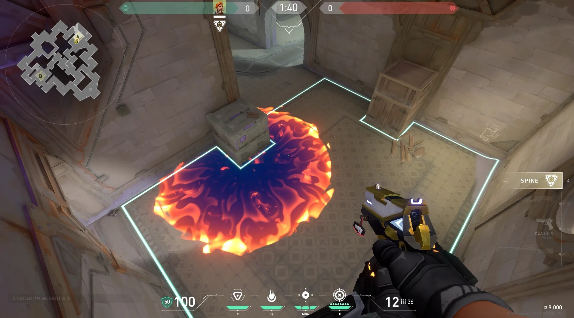 Brimstone Incendiary on Corrode Attack Site A — step 5 of 5: Result