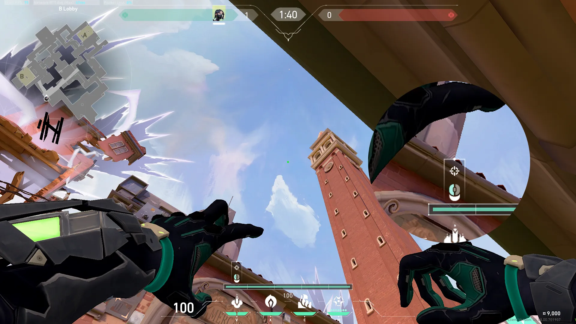 Viper Snake Bite on Ascent Attack Mid — step 2 of 3: Aim — line up the shot