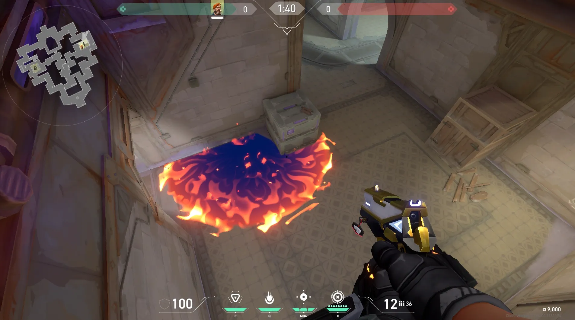Brimstone Incendiary on Corrode Attack Site A — step 5 of 5: Result