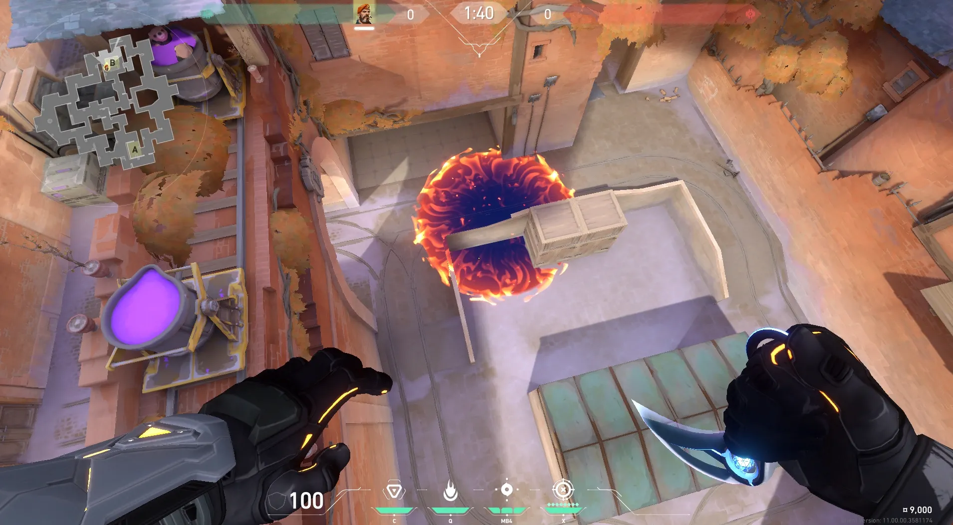 Brimstone Incendiary on Corrode Attack Site B — step 5 of 5: Result