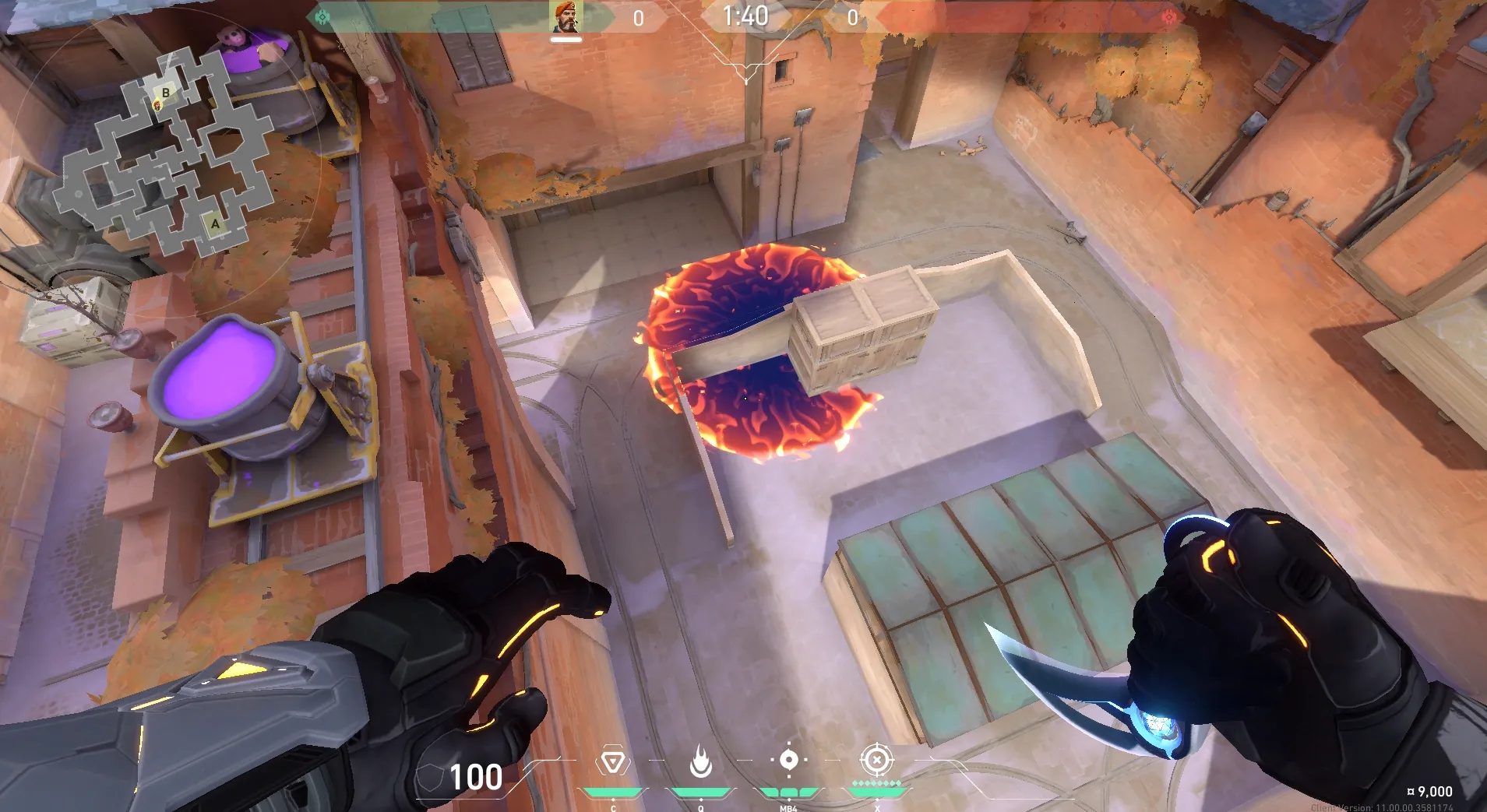 Brimstone Incendiary on Corrode Attack Site B — step 5 of 5: Result