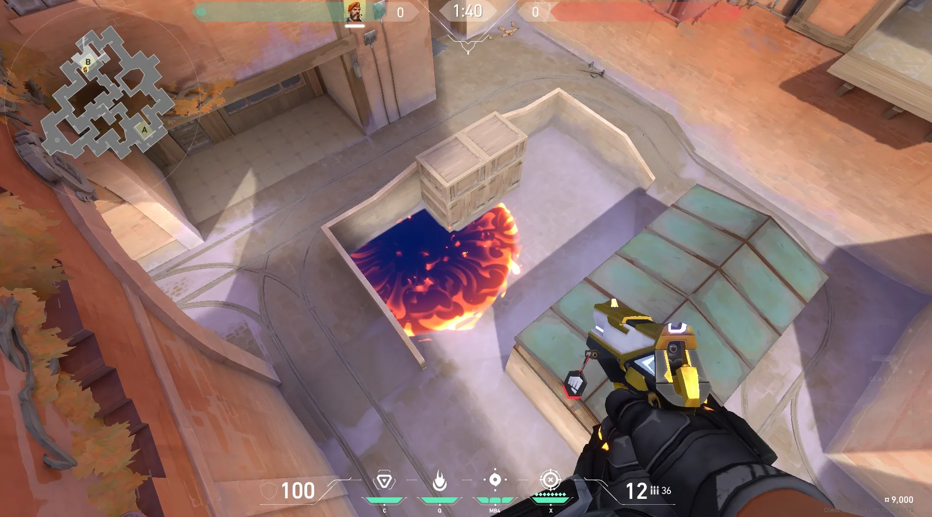 Brimstone Incendiary on Corrode Attack Site B — step 5 of 5: Result