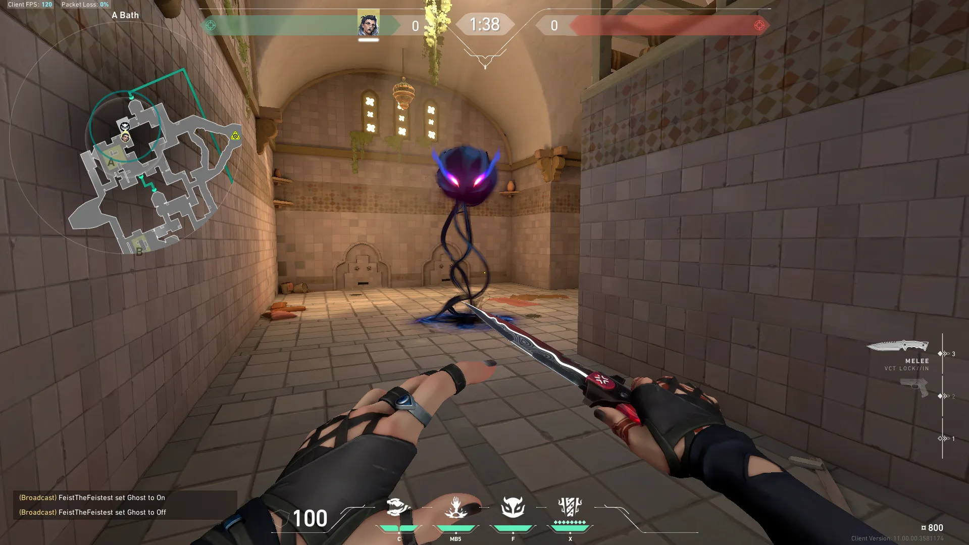 Fade Haunt on Bind Attack Site A — step 5 of 5: Result