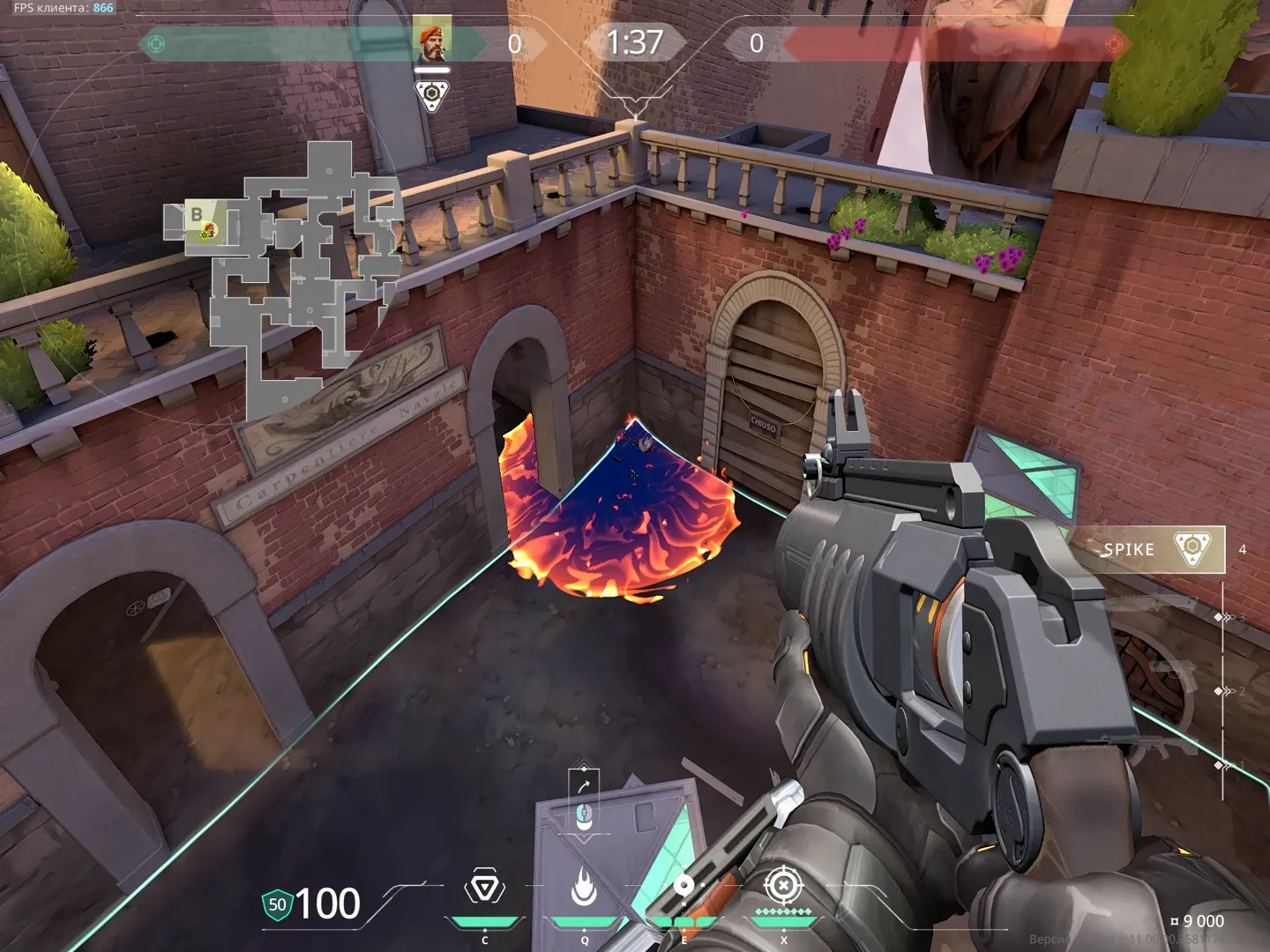 Brimstone Incendiary on Ascent Attack Site B — step 3 of 3: Result