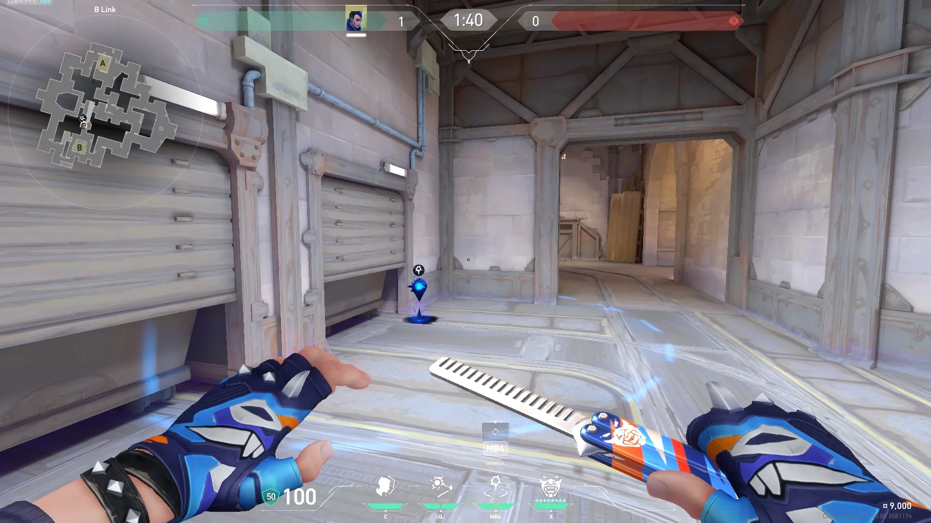 Yoru Gatecrash on Corrode Attack Site B — step 4 of 5: Aim — line up the shot