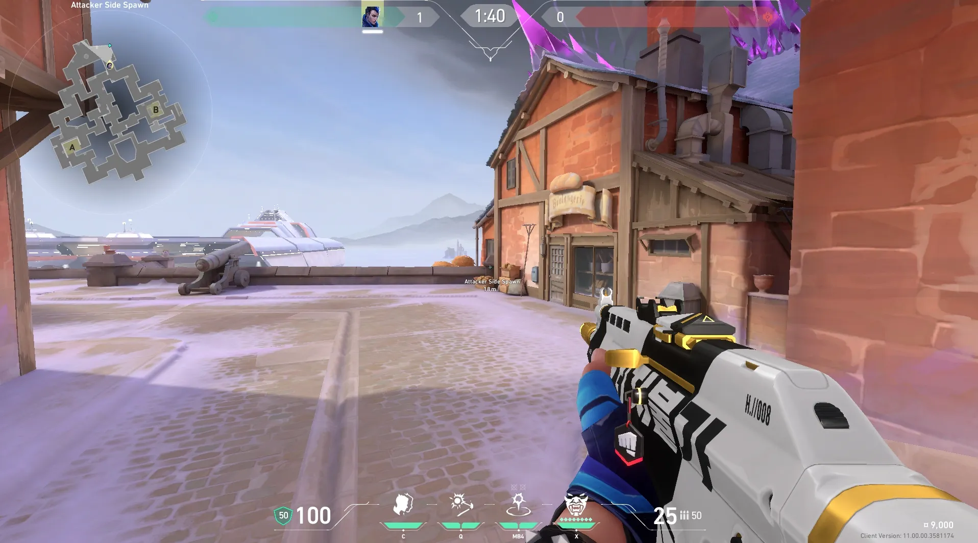 Attacker Spawn to A Main — Yoru lineup on Corrode