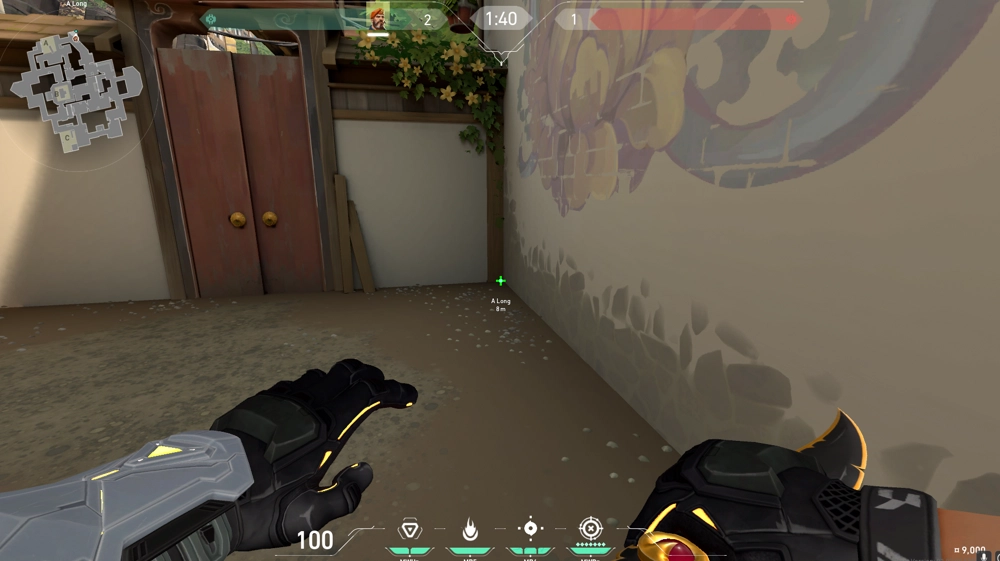 Brimstone Incendiary on Haven Attack Site A — step 1 of 3: Position — where to stand