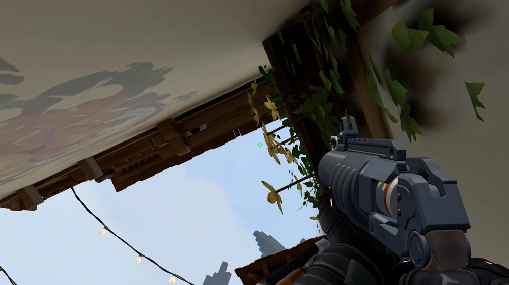 Brimstone Incendiary on Haven Attack Site A — step 2 of 3: Aim — line up the shot