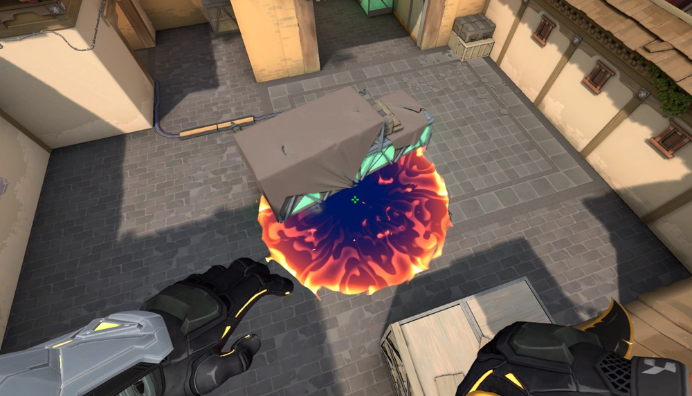 Brimstone Incendiary on Haven Attack Site A — step 3 of 3: Result