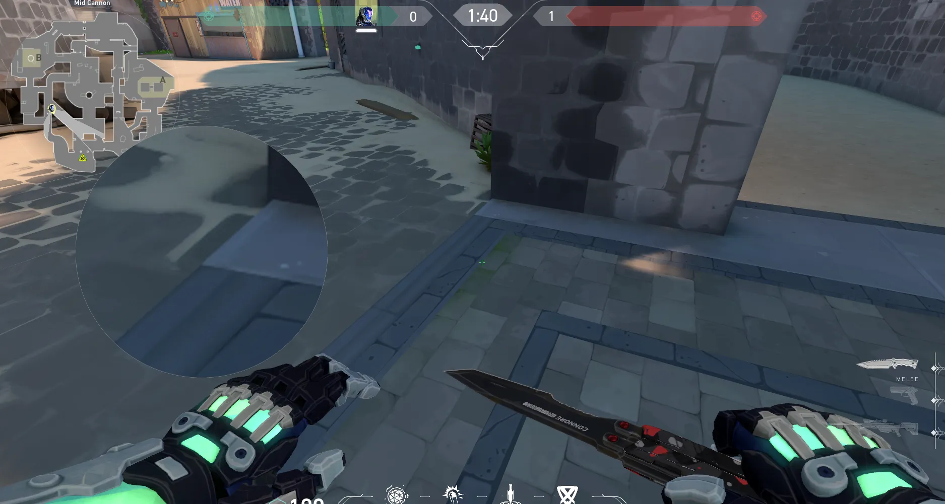 KAY/O Zero_Point on Breeze Attack Site B — step 1 of 4: Position — where to stand