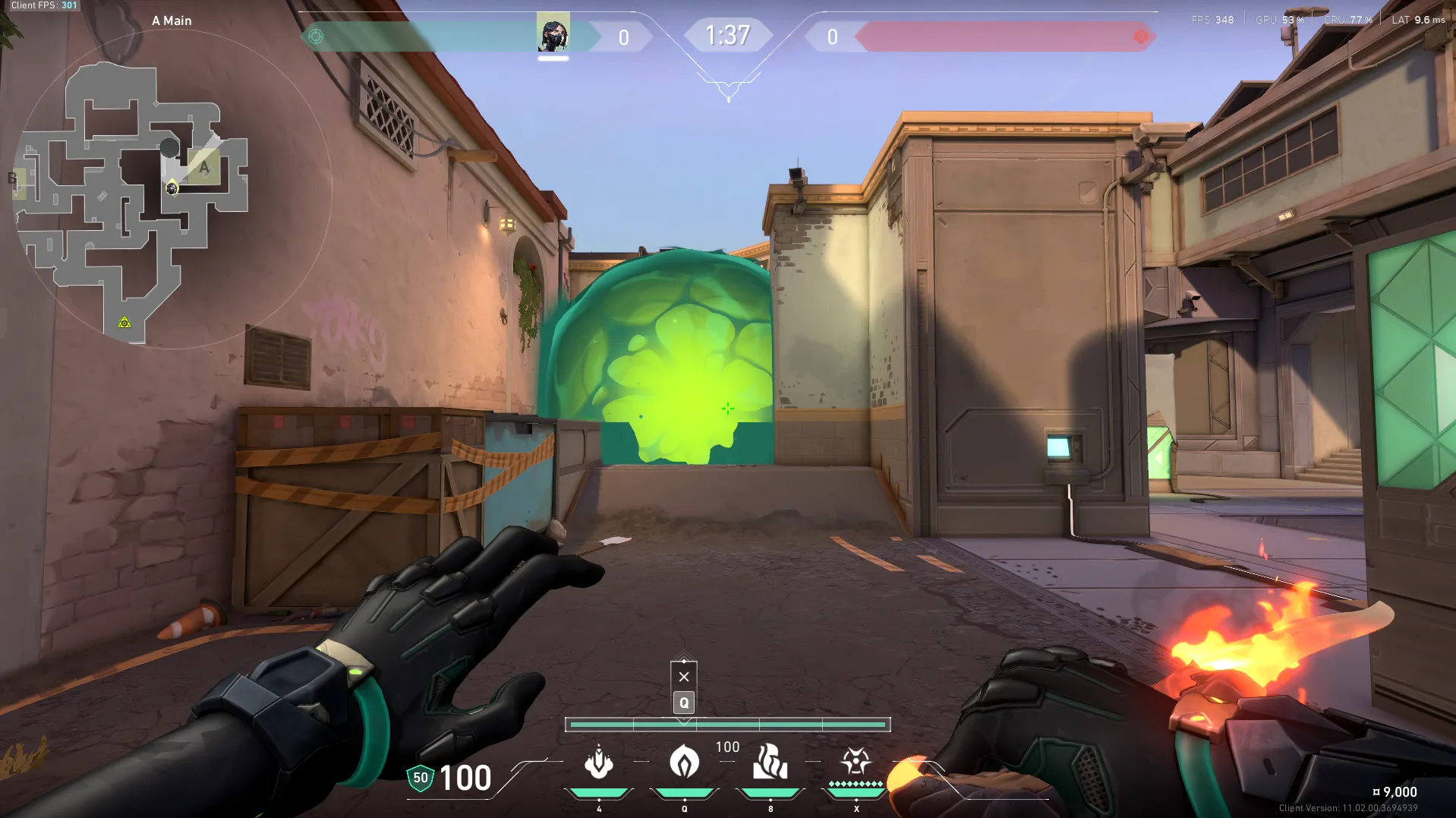 Viper Poison Cloud on Sunset Attack Site A — step 3 of 3: Result