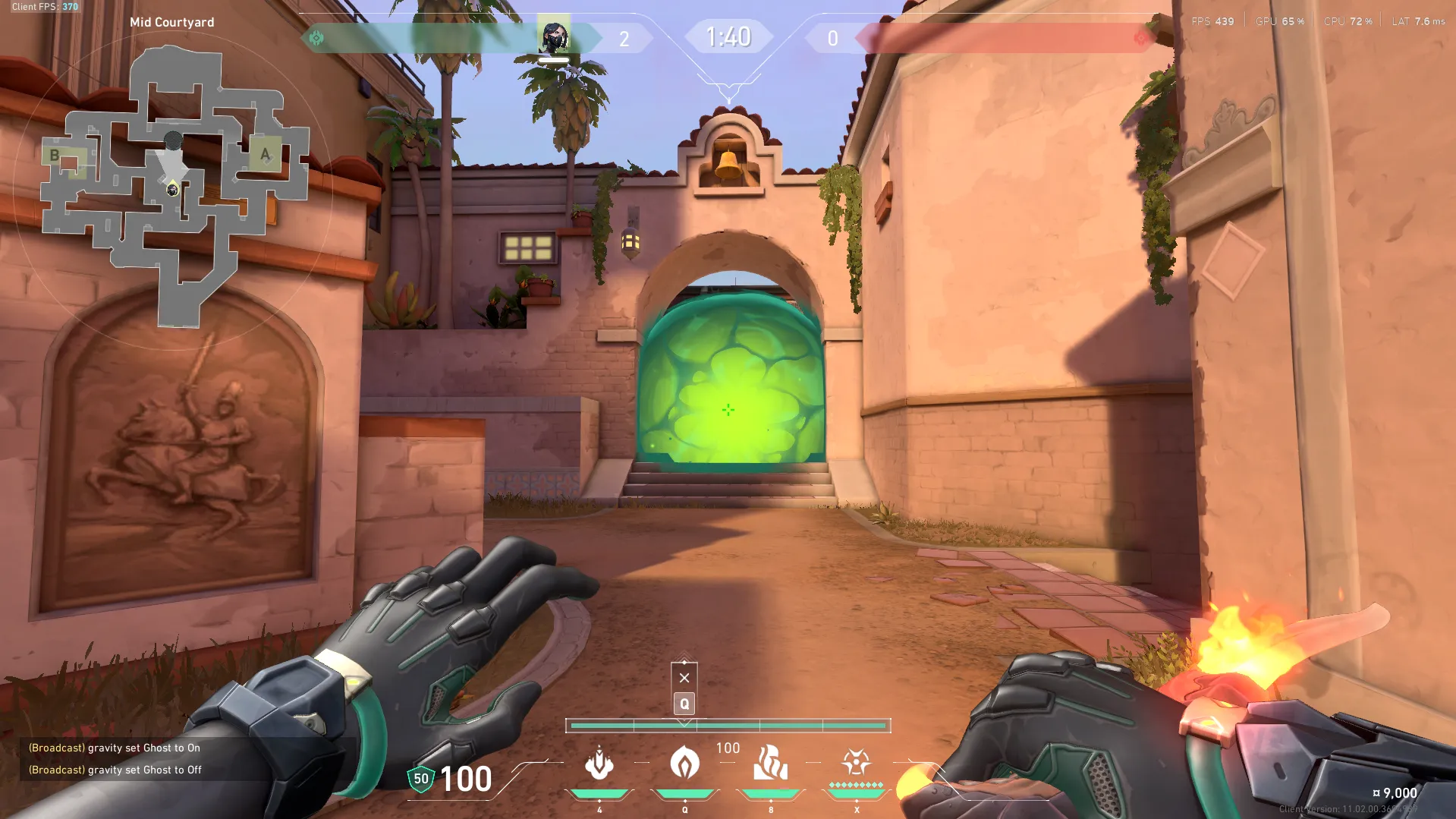 Viper Poison Cloud on Sunset Attack Mid — step 3 of 3: Result