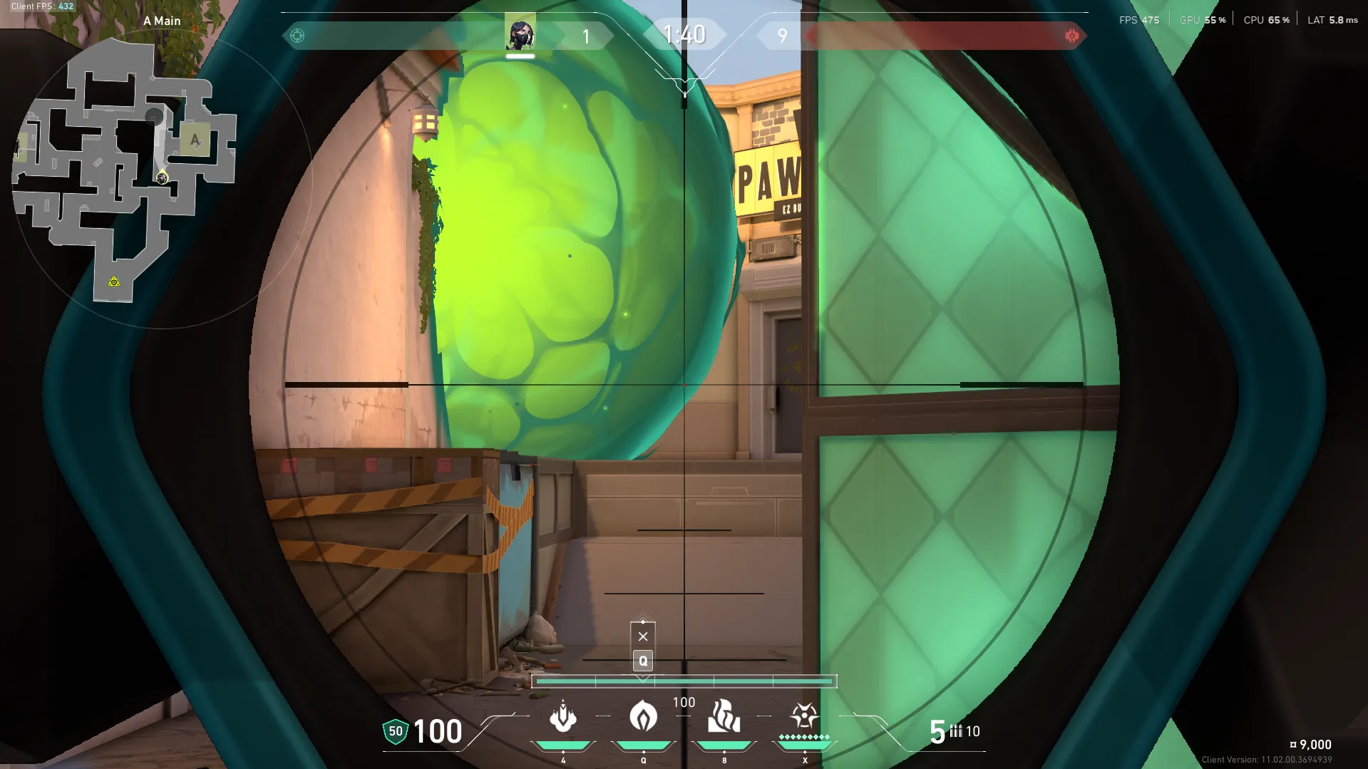 Viper Poison Cloud on Sunset Attack Site A — step 3 of 3: Result