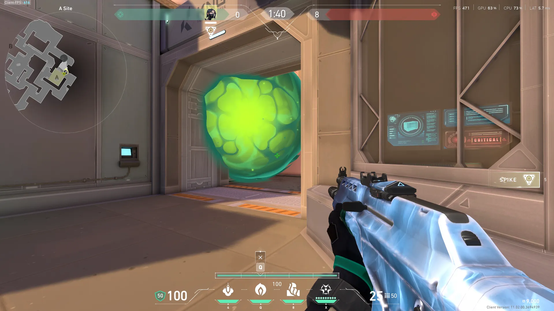 Viper Poison Cloud on Sunset Attack Site A — step 3 of 3: Result
