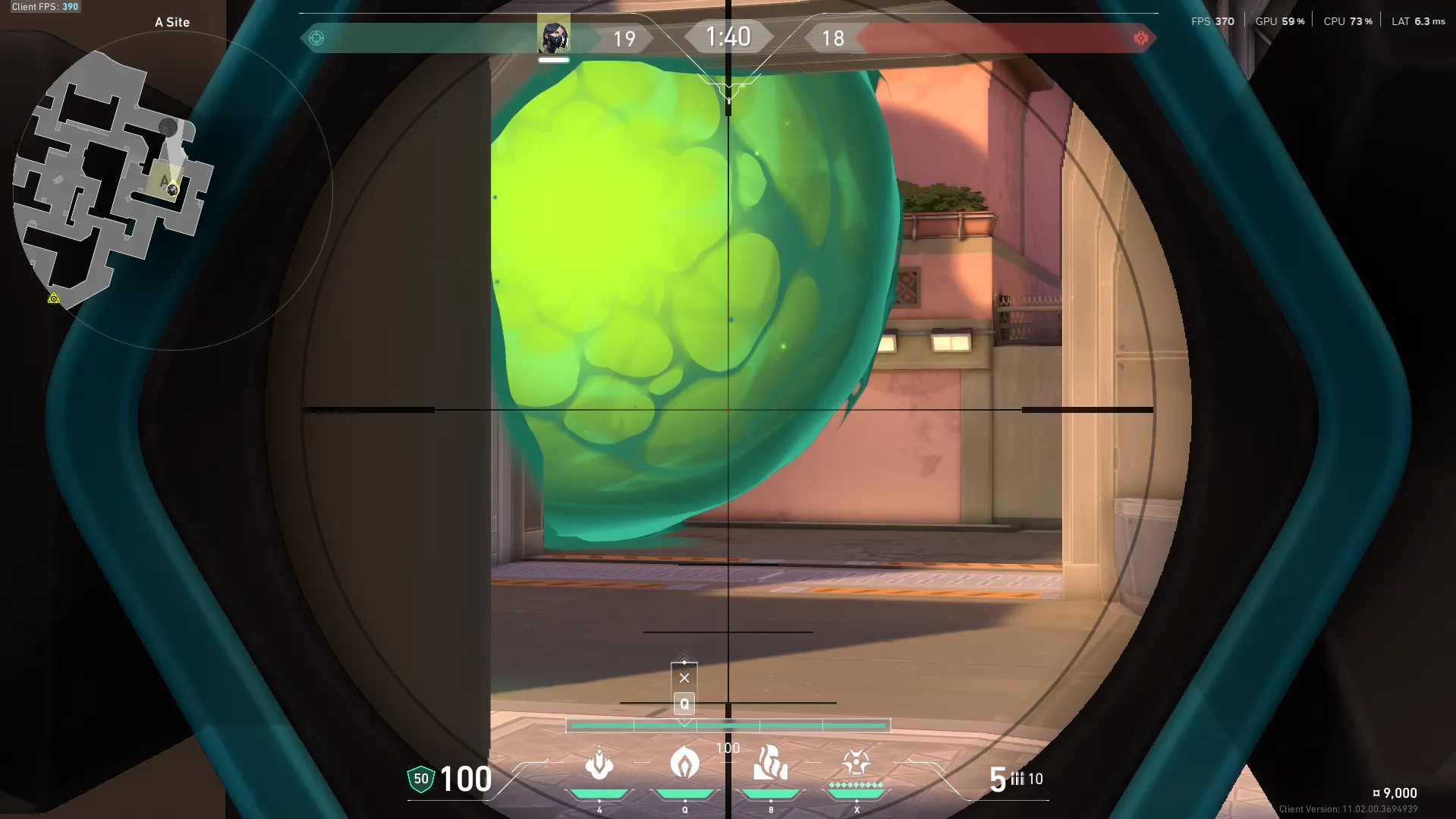 Viper Poison Cloud on Sunset Attack Site A — step 6 of 6: Result