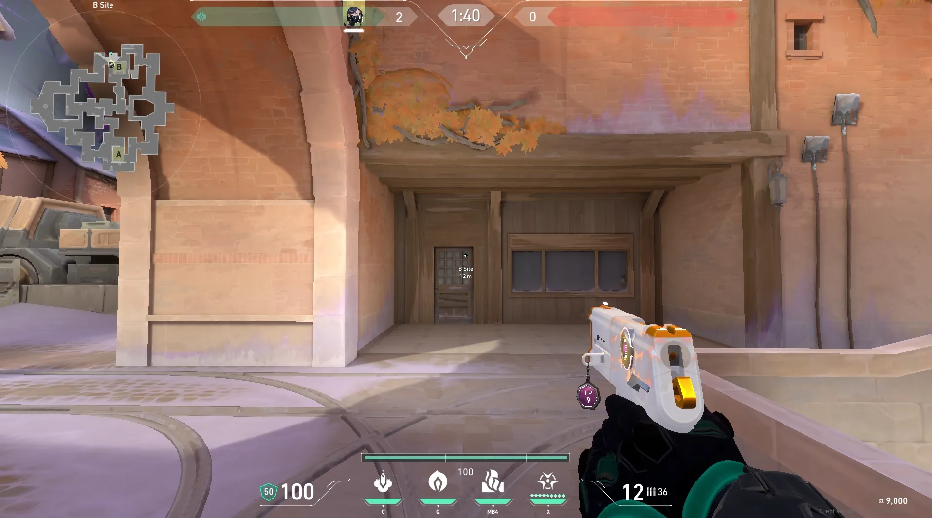 Viper Toxic Screen on Corrode Attack Mid — step 1 of 10: Position — where to stand