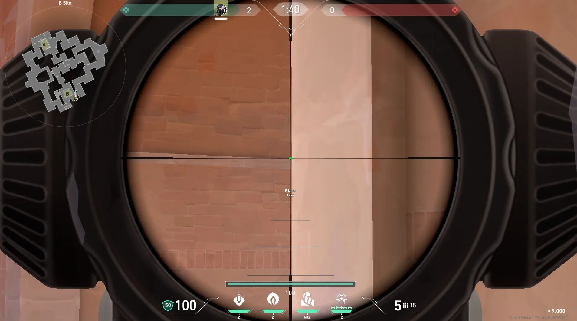 Viper Toxic Screen on Corrode Attack Mid — step 4 of 10: Aim — line up the shot