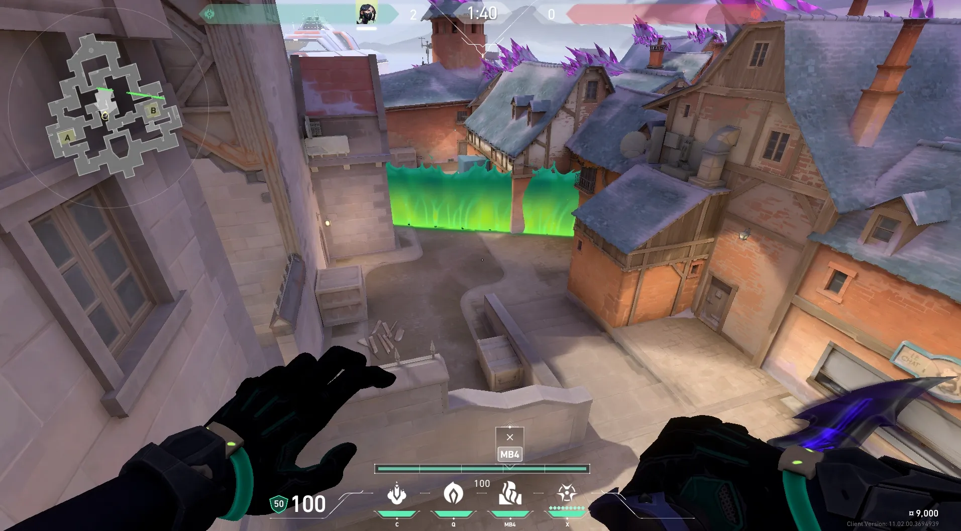 Viper Toxic Screen on Corrode Attack Mid — step 8 of 10: Aim — line up the shot
