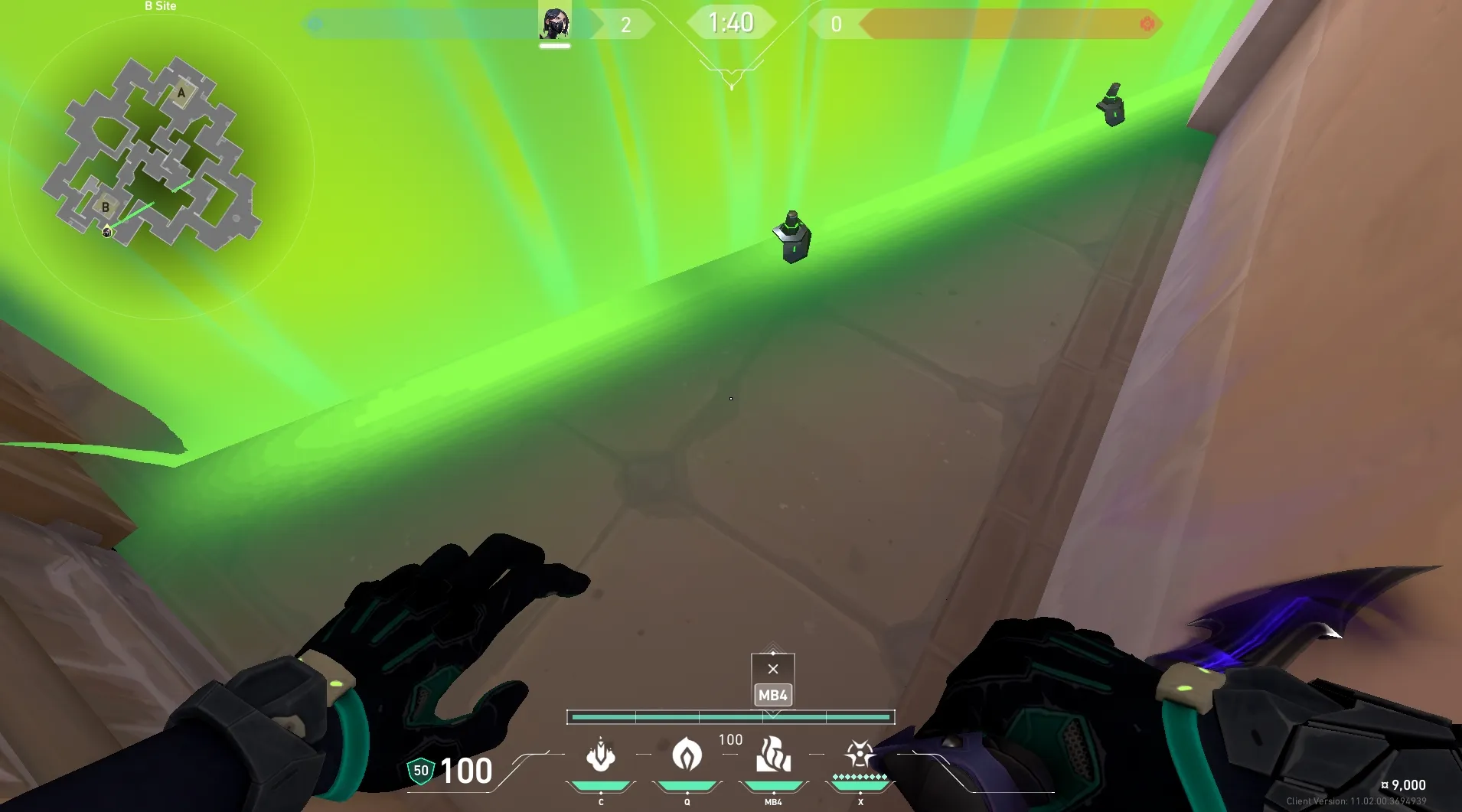 Viper Toxic Screen on Corrode Attack Mid — step 9 of 10: Aim — line up the shot