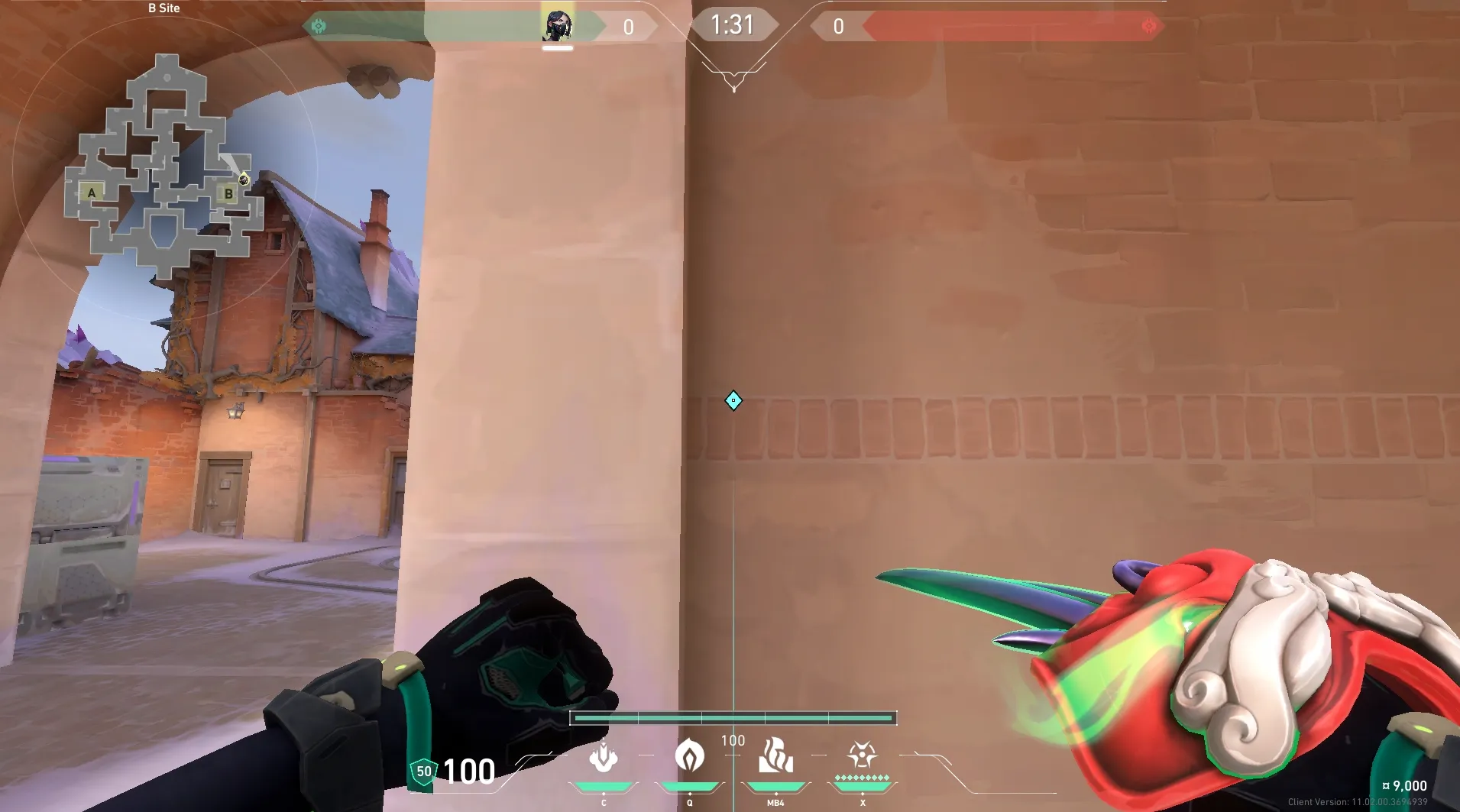 Viper Toxic Screen on Corrode Attack Mid — step 3 of 8: Aim — line up the shot