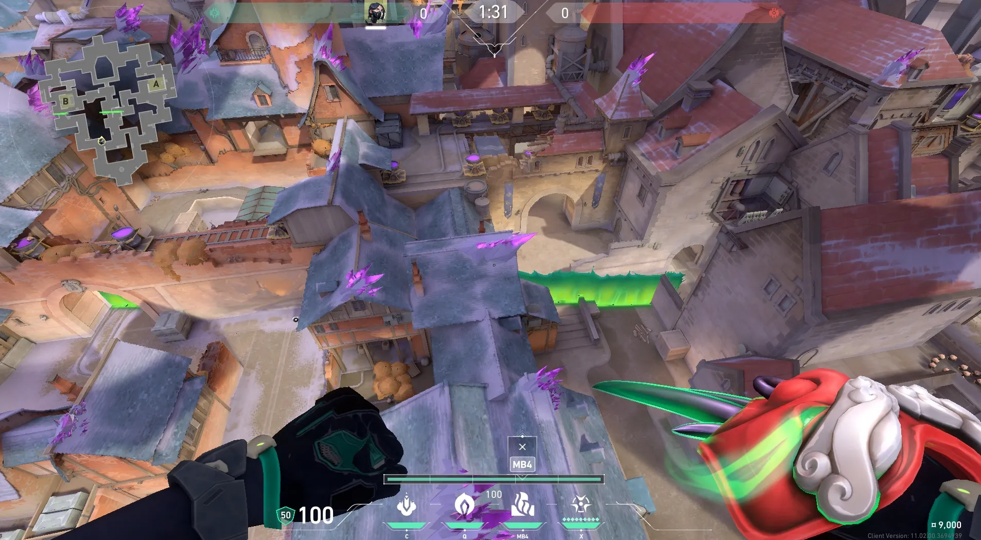 Viper Toxic Screen on Corrode Attack Mid — step 6 of 8: Aim — line up the shot