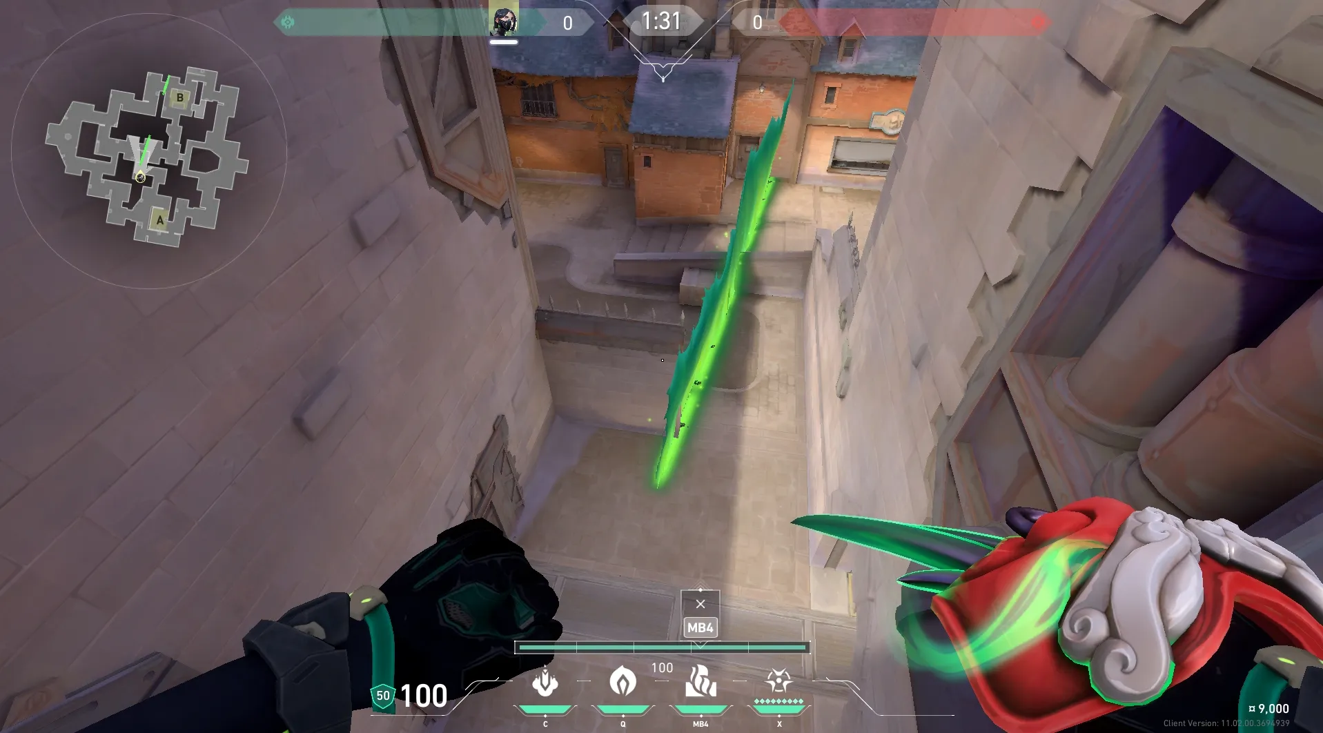 Viper Toxic Screen on Corrode Attack Mid — step 7 of 8: Aim — line up the shot