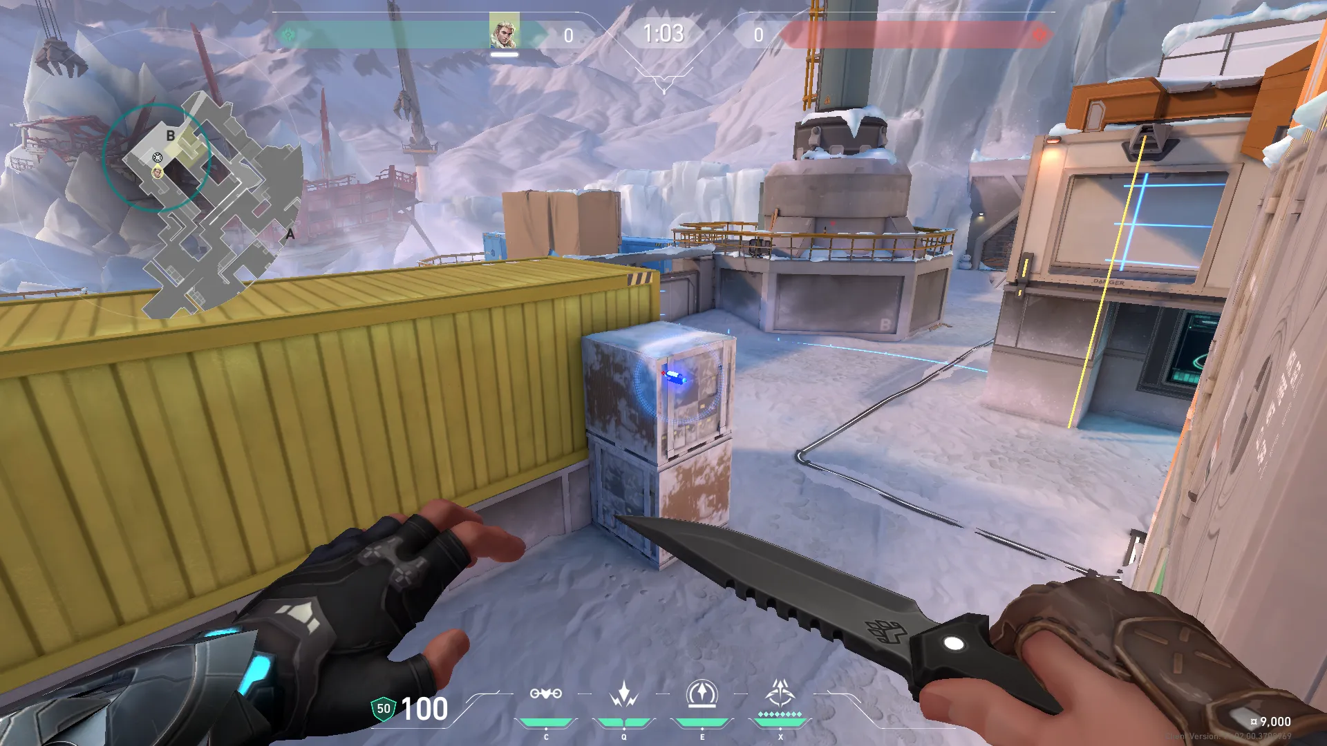 Sova Recon Bolt on Icebox Attack Site B — step 3 of 3: Result