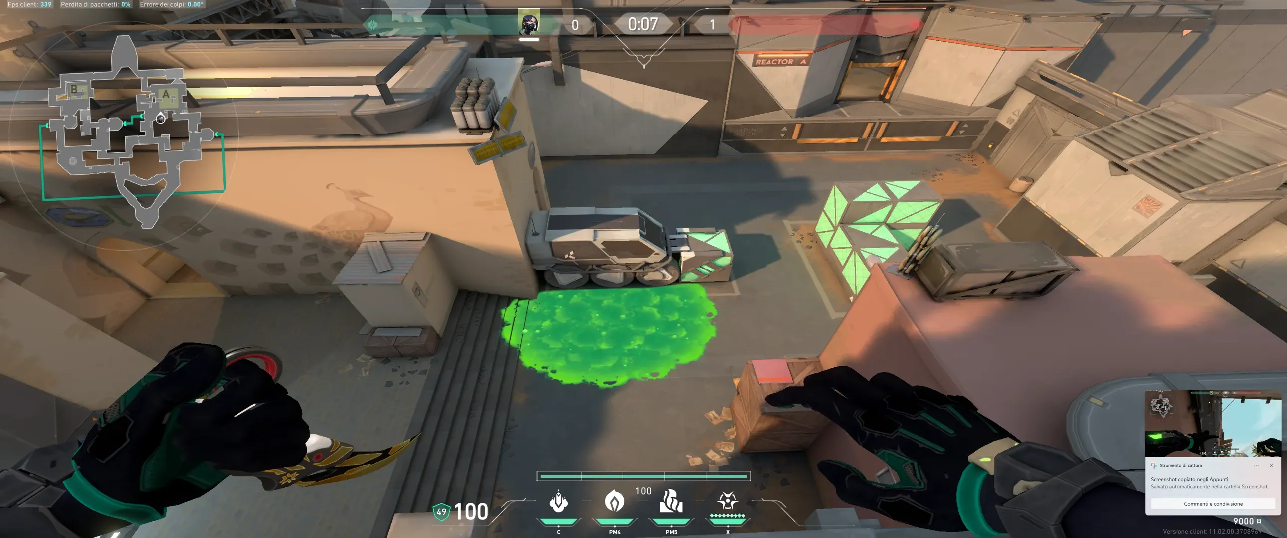 Viper Snake Bite on Bind Attack Site A — step 3 of 3: Result