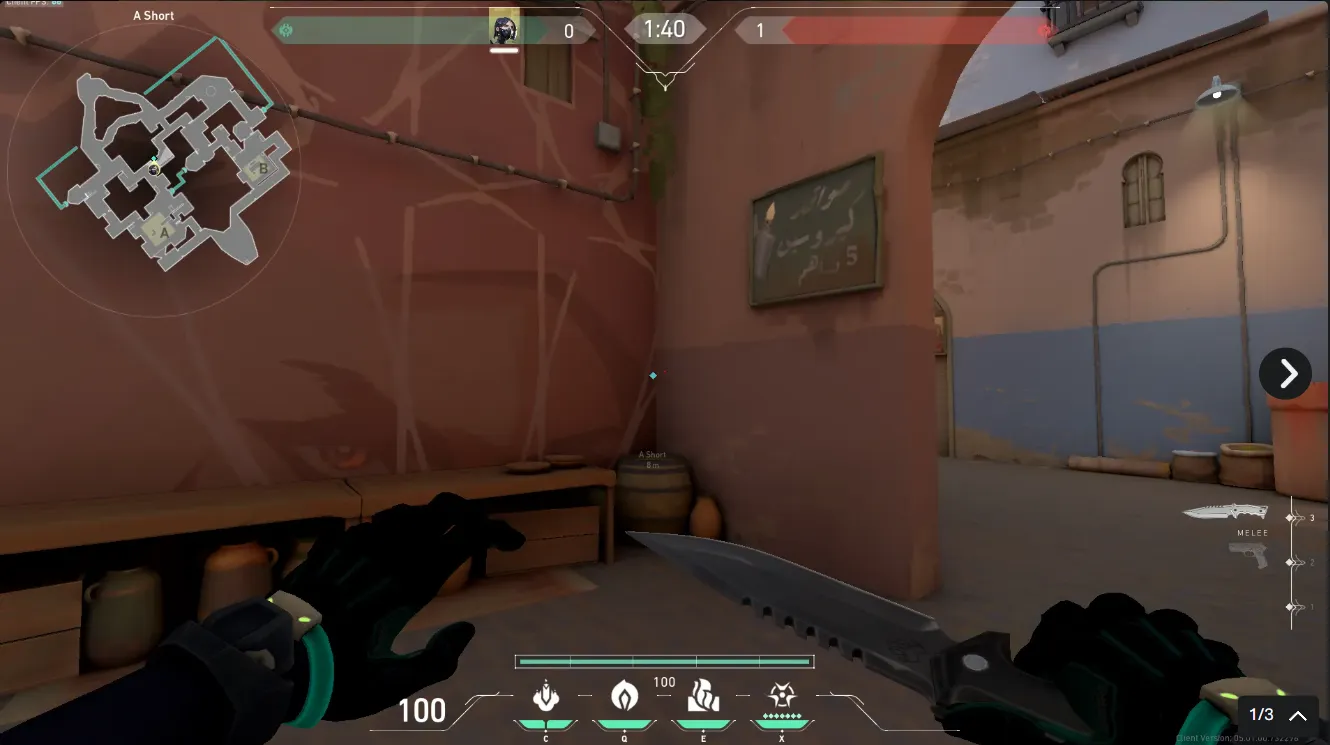 Viper Snake Bite on Bind Attack Site A — step 1 of 3: Position — where to stand