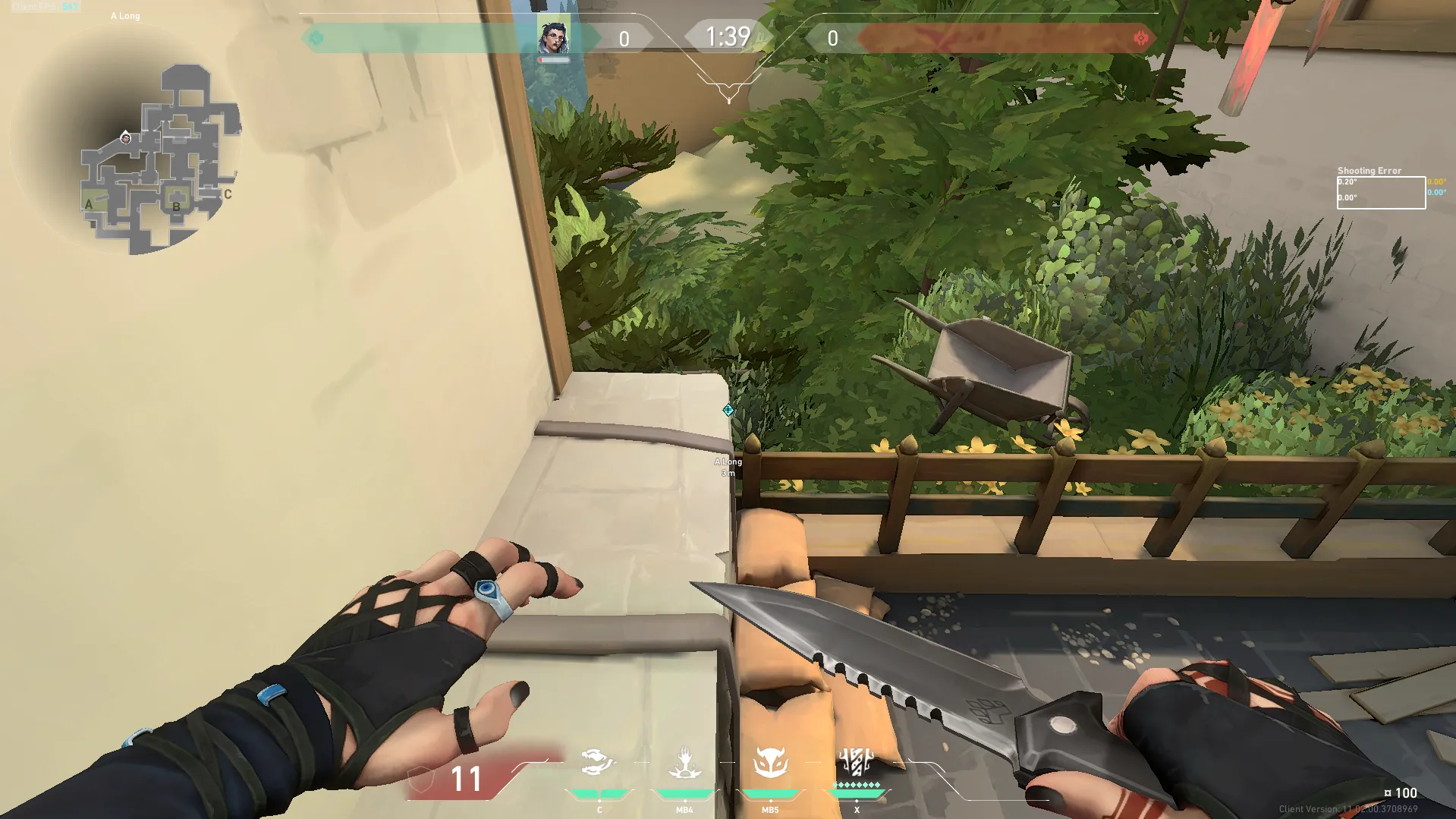 Fade Haunt on Haven Attack Site A — step 1 of 4: Position — where to stand