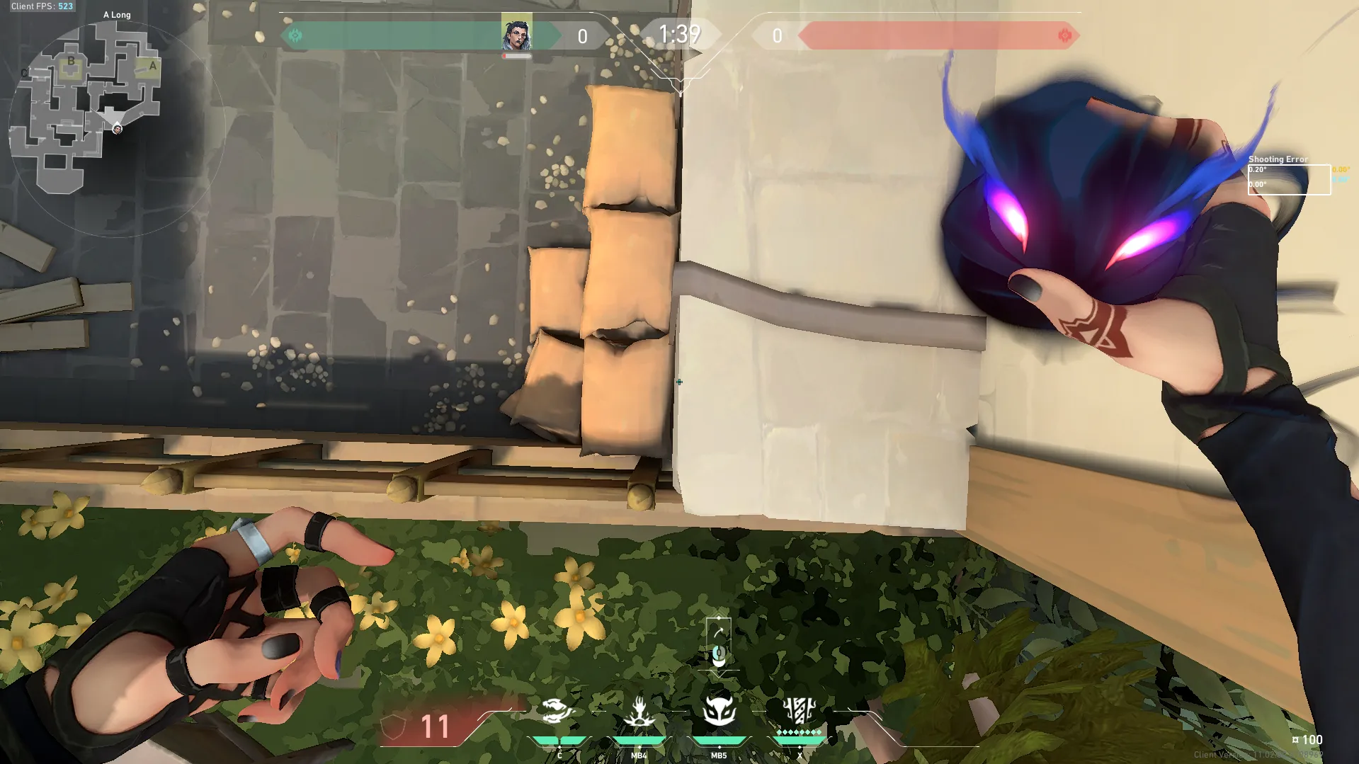 Fade Haunt on Haven Attack Site A — step 2 of 4: Aim — line up the shot