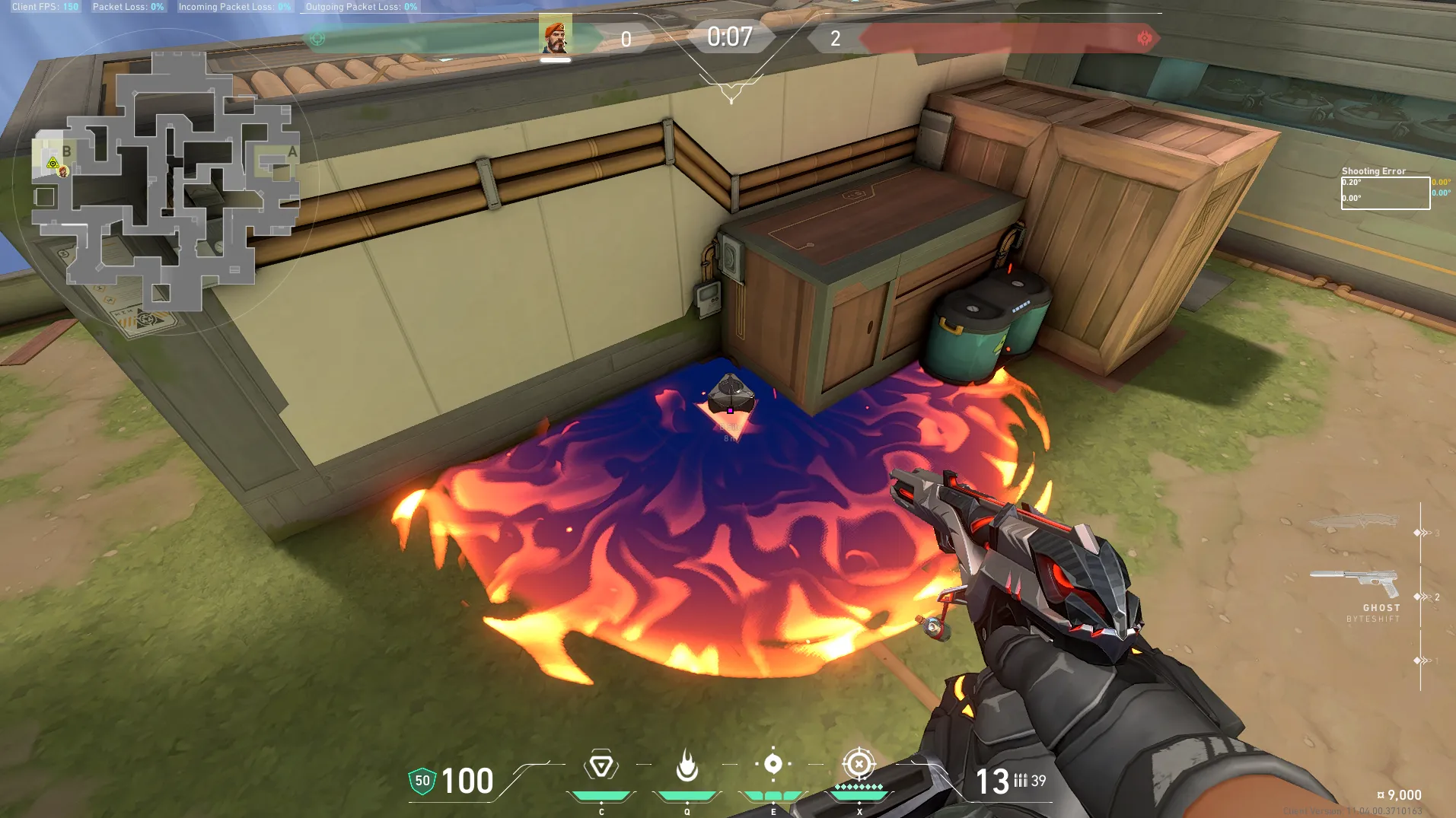 Brimstone Incendiary on Abyss Attack Site B — step 3 of 3: Result