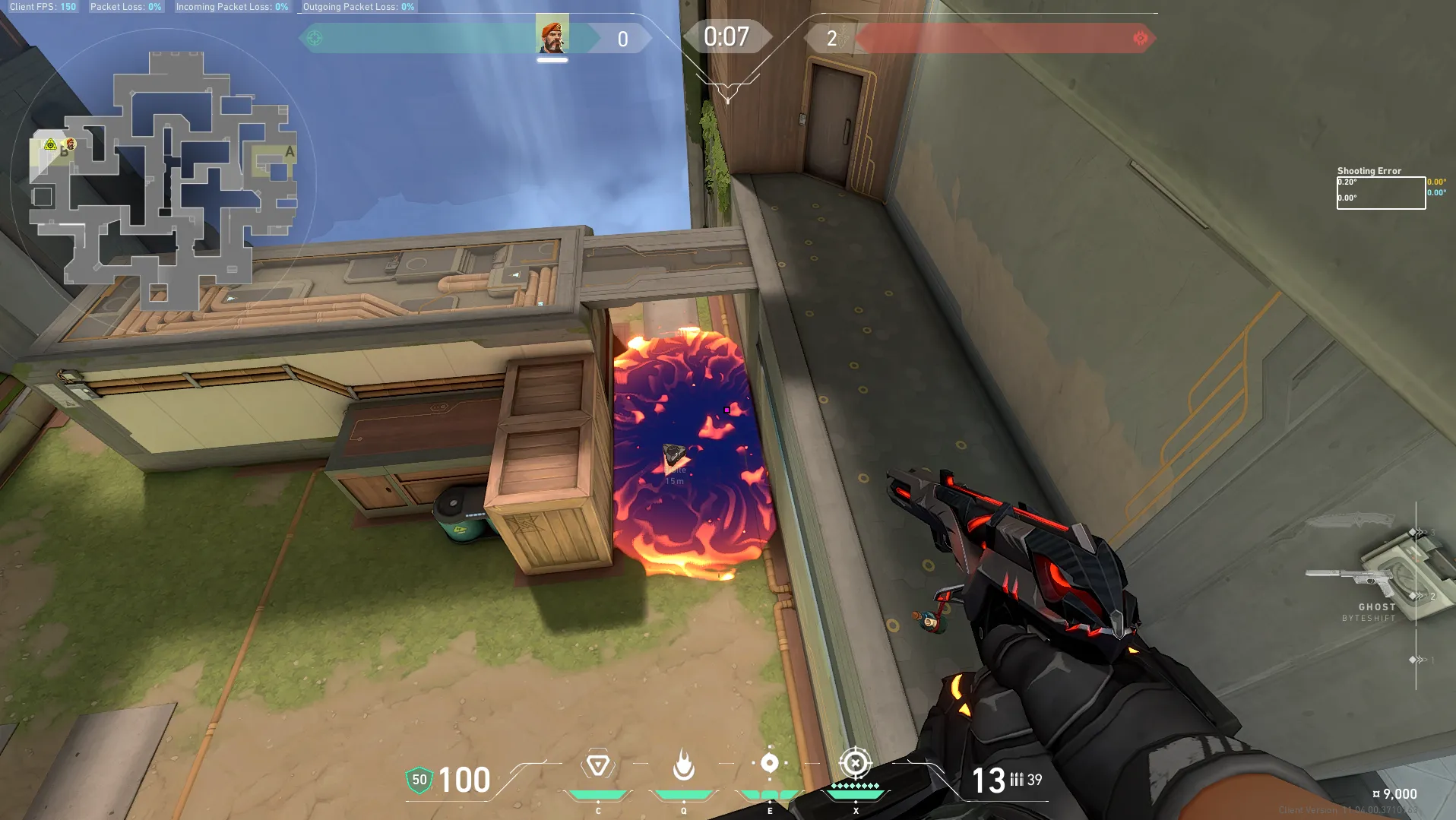 Brimstone Incendiary on Abyss Attack Site B — step 3 of 3: Result
