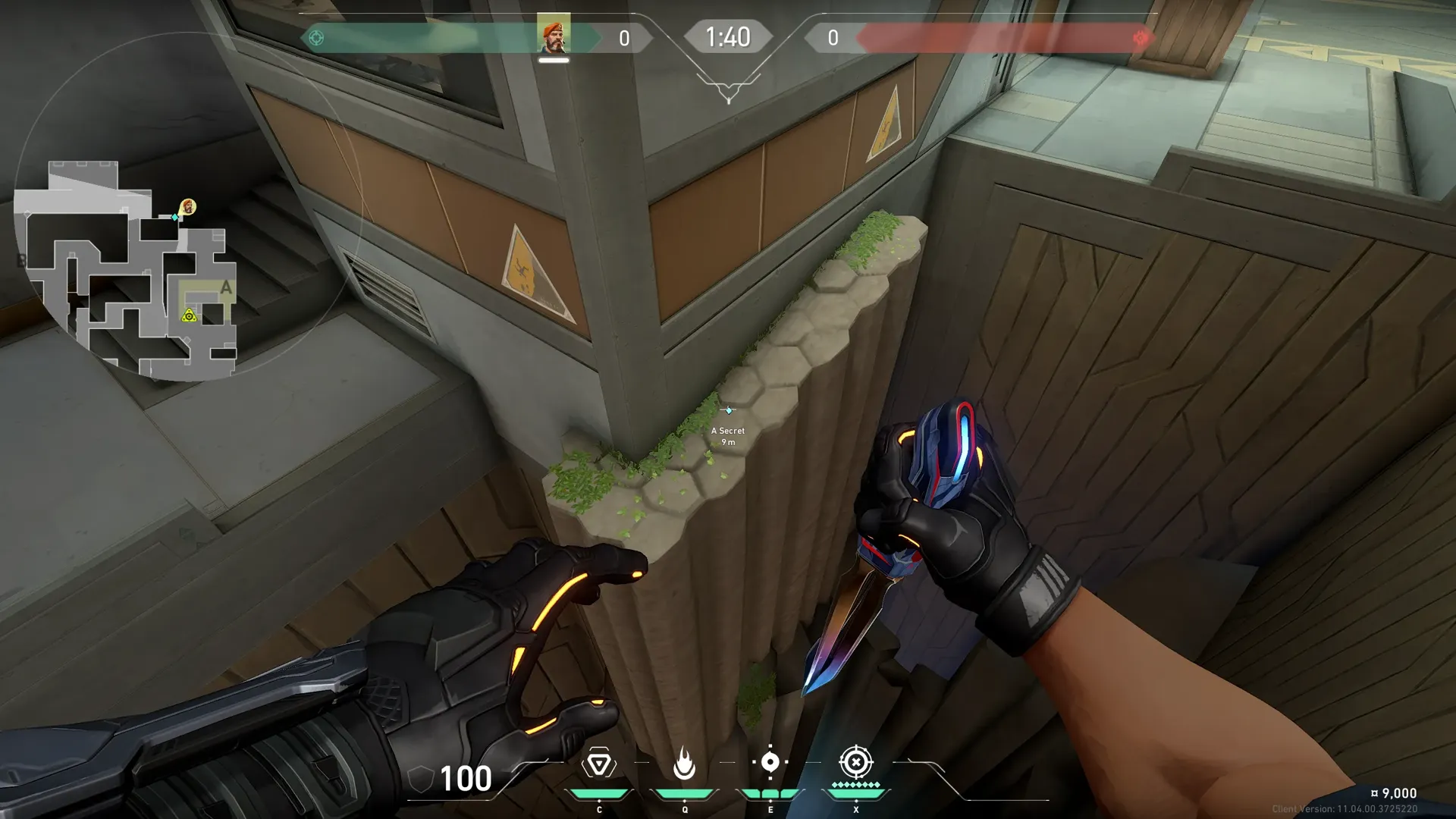 Brimstone Incendiary on Abyss Defense Site A — step 2 of 4: Aim — line up the shot