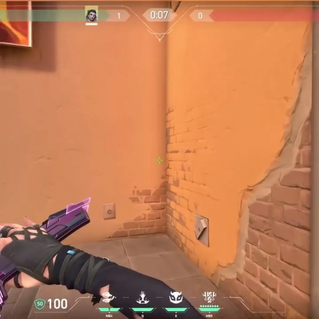 Fade Haunt on Ascent Defense Site B — step 2 of 3: Aim — line up the shot